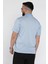 Erkek Polo Yaka Tek Cepli Kendinden Desenli Tişört P-00015570 3