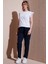 Comfort Fit Yüksek Bel Düz Paça Pantolon Bayan Pantolon 25Y0477K1 1