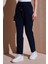 Comfort Fit Yüksek Bel Düz Paça Pantolon Bayan Pantolon 25Y0477K1 4