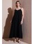 Modal Karışımlı Standart Fit Midi Boy Askılı Elbise Bayan Elbise 25Y0501K1 4
