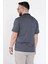 Erkek Polo Yaka Tek Cepli Kendinden Desenli Tişört P-00015570 3