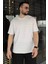 Bisiklet Yaka Çizgi Desenli Erkek Tişört P-00015553 1