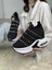 Günlük Triko Kadın Sneaker Gizli Topuk Taşlı Oval Burun Rahat Kalıp Nefes Alabilen Spor Ayakkabı 271 2