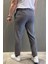 Erkek Bel Lastikli Bağcıklı Jogger Pantolon P-00015488 3