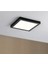 30 x 30 24W Büyük Boy Siyah Kasa LED Panel Avize Armatür Salon Banyo, Balkon, Tuvalet ve Wc Lambası 4