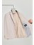 Baselna Erkek Kahve Esneyen Likralı Kumaşlı Tam Astarlı Slim Fit Mono Yaka Dar Kesim Blazer Ceket 2