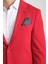 Baselna Erkek Kahve Esneyen Likralı Kumaşlı Tam Astarlı Slim Fit Mono Yaka Dar Kesim Blazer Ceket 2
