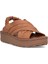 D25YS-2585 Kadın Düz Sandalet Taba 2