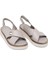 Elit RHM408 Kadın Ortopedik Düz Sandalet Gri 1
