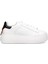 121230031 Marcella Kadın Hakiki Deri Klasik Sneaker Krem 1
