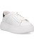 121230031 Marcella Kadın Hakiki Deri Klasik Sneaker Krem 2