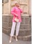 Pembe Yaka Detaylı Tunik 3
