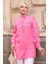 Pembe Yaka Detaylı Tunik 5