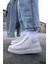 Bağcıklı Erkek Sneaker Bot Kırmızı Yeşil Sim 1