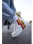 Bağcıklı Erkek Sneaker Bot Sarı Kırmızı Şimşek 1