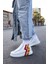 Bağcıklı Erkek Sneaker Bot Sarı Kırmızı Şimşek 4