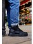 Bağcıklı Erkek Sneaker Bot Siyah Siyah 2