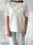 Çiçekli Beyaz Basic Tshirt 2