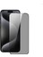 IPHONE 15 Pro Max Hayalet Privacy Tam Kaplama Ekran Koruyucu Kırılmaz Cam 1