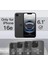 IPHONE 16 E Tam Kaplama Ekran Koruyucu Kırılmaz Cam 4