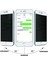 IPHONE 7 Plus/8 Plus Beyaz Hayalet Privacy Tam Kaplama Ekran Koruyucu Kırılmaz Cam 2