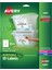 Kendinden Yapışkanlı Çıkarılabilir Lazer Kimlik Etiketleri, Beyaz, 8,5 x 11 Inç, Paket Başına 25 (6465) 1
