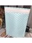 Beyaz Puantiyeli Hediye Torbası Bantlı Hediye Paketi Blue Gift Packet 25 x 30 cm - 2 Adet (Mavi), Doğum Günü Parti 1