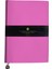 Rugan Esnek Kapak Çizgili Defter, 14.8X21 cm -Pembe 1
