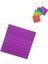 Şeffaf Renkli Yapışkanlı Not Kağıdı Çizgili Karenot (Mor 6) 1