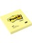 Yapışkan Not 654 76 mm x 76 mm Sarı 100 Yaprak 1