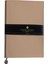 Rugan Esnek Kapak Çizgili Defter, 14.8X21 cm -Bej 1
