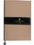Rugan Esnek Kapak Çizgili Defter, 14.8X21 cm -Bej 2