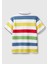 Erkek Çocuk Renkli Mix Çizgili Logo Işlemeli Polo T-Shirt 2