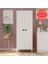 2 Kapaklı 5 Raflı Mega Çok Amaçlı Mutfak Dolabı Banyo Dolabı Beyaz %100 Mdf 1