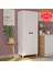 2 Kapaklı 5 Raflı Mega Çok Amaçlı Mutfak Dolabı Banyo Dolabı Beyaz %100 Mdf 2