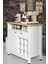 Kahve Köşesi, Bardaklık Bölmeli, Lake Kapaklı ve Çekmeceli, Çok Amaçlı Dolap (Beyaz-Rivoli) 3