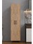 AE-3085 Selen Çok Amaçlı Dolap 7 Raflı, 2 Kapaklı Mutfak Dolabı Kiler Dolabı Banyo Dolabı Çam 5