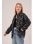 Eskitme Görünümlü Denim Siyah Gömlek 1