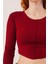 Ters Dikişli Basic Bordo Body Bluz 4
