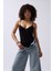 Önü Büzgülü Askılı Bodysuit 3