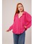 Basic Oversize Fuşya Gömlek 3