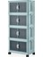 Katlanabilir Modüler Dolap 4 Lü 54 cm x 31,7 cm x 127 cm 1