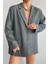 Oversize Ceket - Gri 3