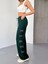 Osy Modal Yumuşak Dokulu Kumaş Nakış Işlemeli Rahat Bol Paça Eşofman Pantalon - Haki 2