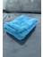 Ultra Kalın 1300 Gsm 50X80 cm Çift Taraflı Mavi Mikrofiber Oto Temizlik ve Kurulama Araba Bezi 2