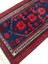 El Dokuma Sıfır Yağcıbedir Halısı 75 x 120 Kırmızı Lacivert Kök Boya Halı 4