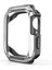 Apple Watch 42MM Uyumlu Zore Watch Gard 08 Sert Pc + Silikon Koruyucu, Füme 2