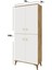 Simple SP4190 Çok Amaçlı Dolap 4 Kapaklı Mutfak Dolabı Balkon Dolabı Kiler Banyo Dolabı Ayakkabıl 4