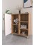 3 Raflı Tek Kapak London View Çok Amaçlı Dolabı Mutfak Ofis Banyo Balkon Salon Dolabı 2