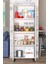 %100 Mdf Beyaz 4 Kapaklı 4 Raflı Çok Amaçlı Banyo/kiler/balkon Dolabı 60 cm En 2
